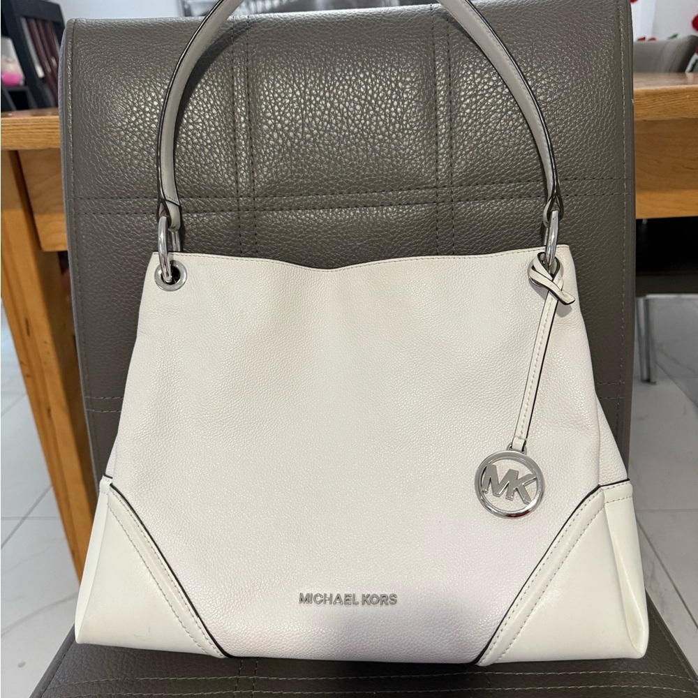 Michael Kors White Leather Women's Bag